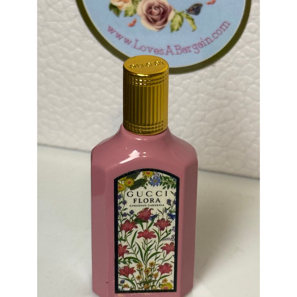 Gucci Flora Gorgeous Gardenia Deluxe Eau De Parfum Perfume Womens-5mL NEW NO BOX